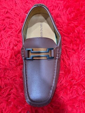 Boys Bruno Marc Brown Slip-On Loafer